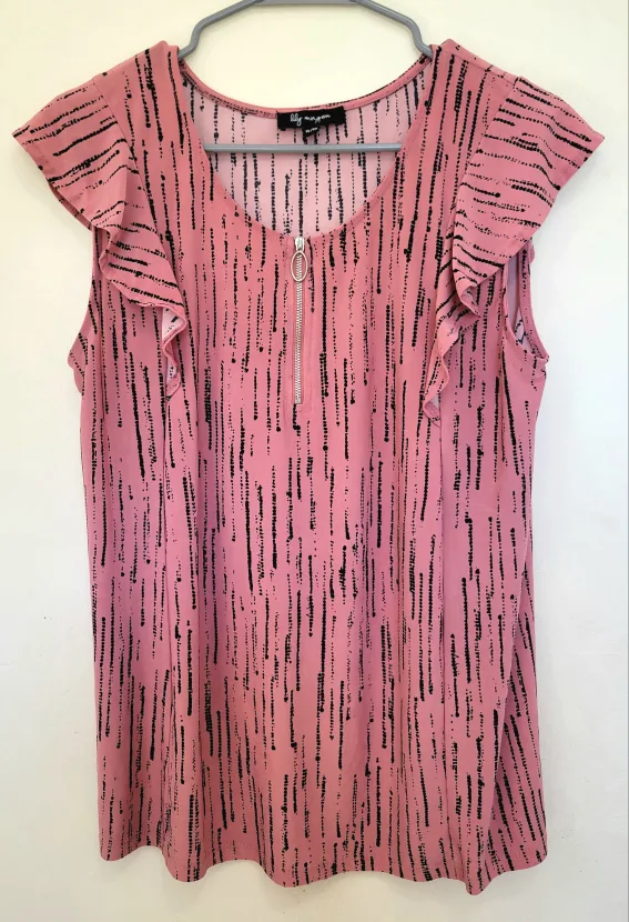 Lily Morgan - Pink Blouse - Size XL thumbnail