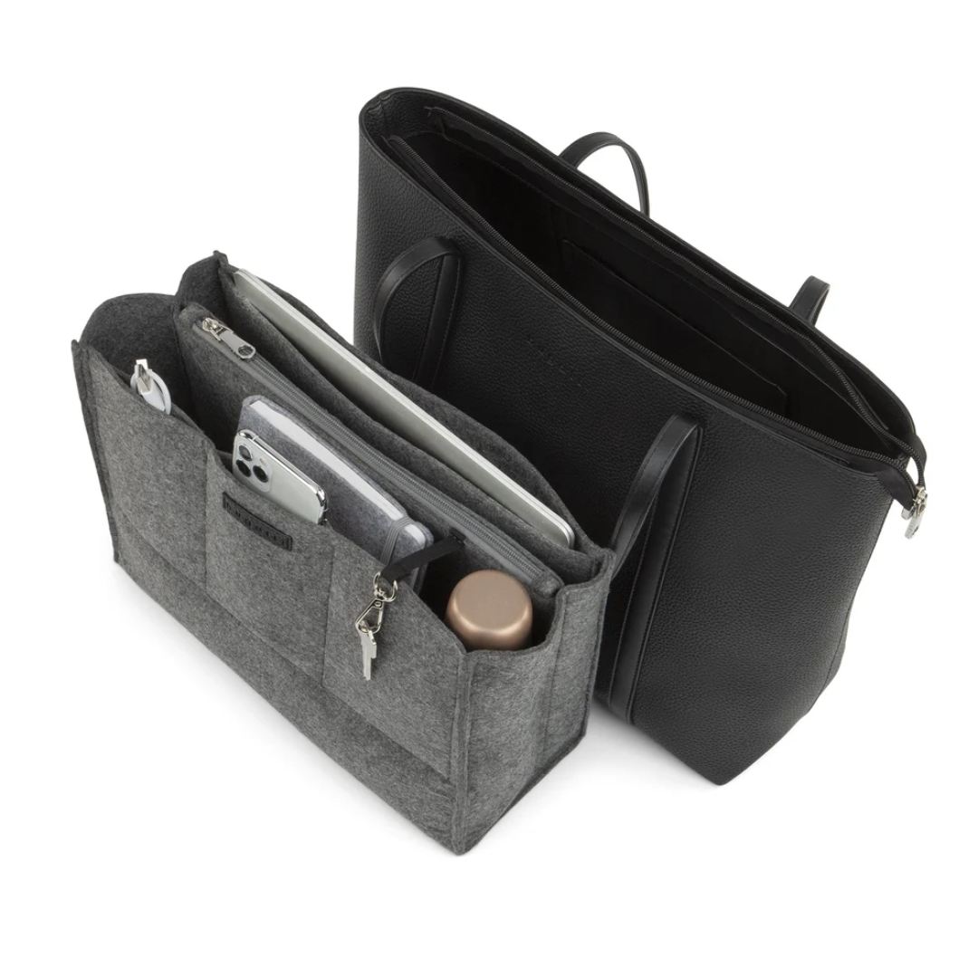 Bugatti PURE Solid Laptop Tote Bag - Black - photo 2