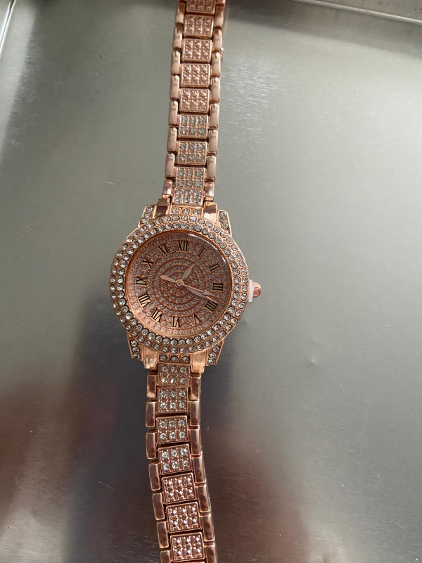 Rose Gold Rhinestone Women's Watch - photo 5