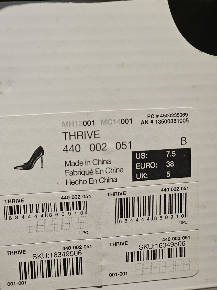 Call It Spring Thrive Gold Heels - Size 7.5 - photo 4