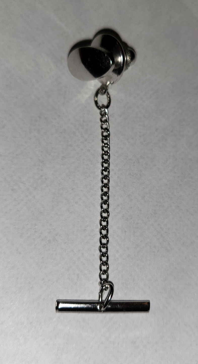 Vintage Tie Tack with Chain