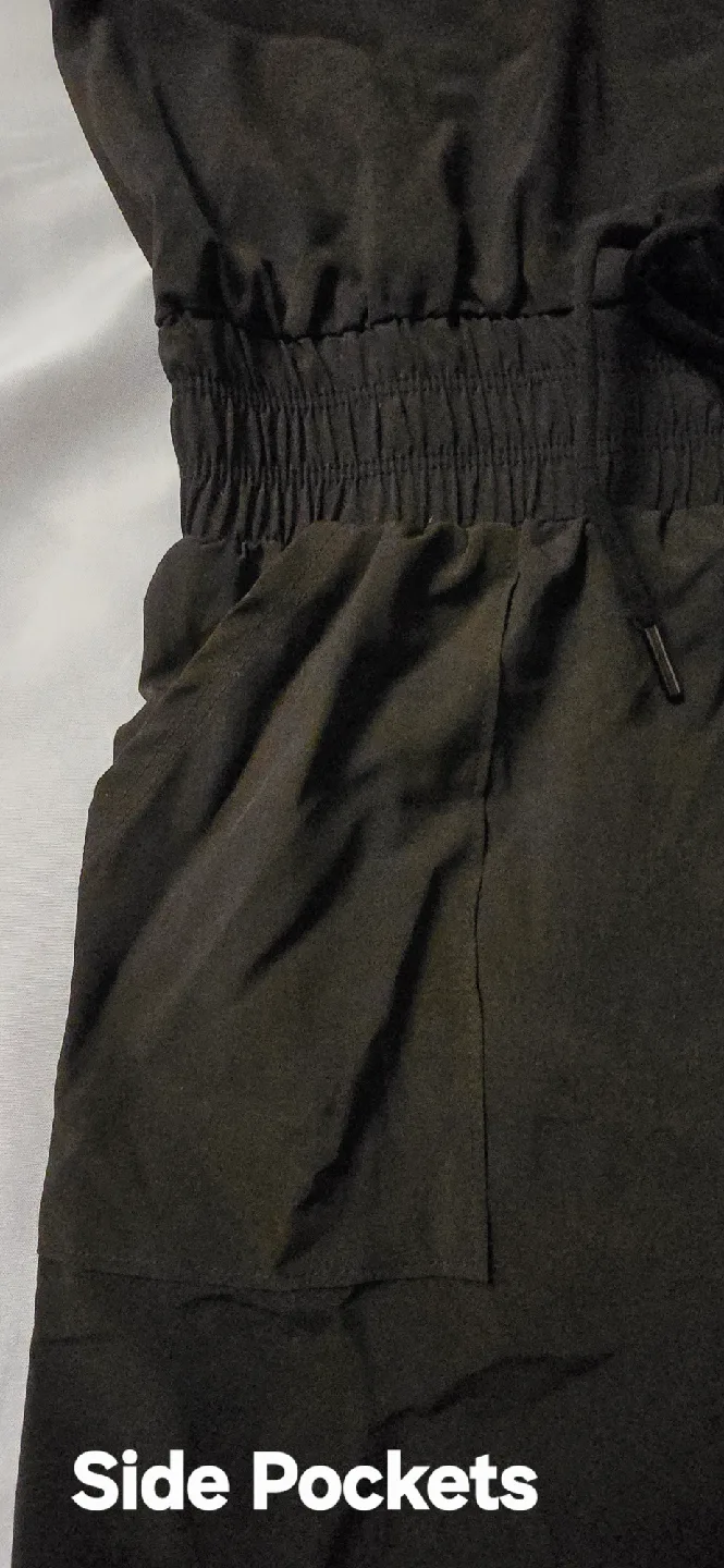 NEW! Girl's Black Dressy Jumpsuit! Size 12 Youth image indicator(4)