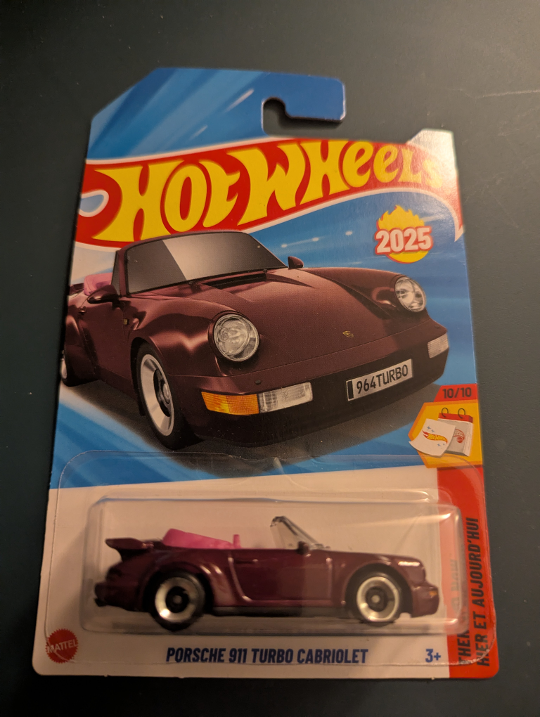 Hot Wheels Porsche 911 Turbo Cabriolet 2025
