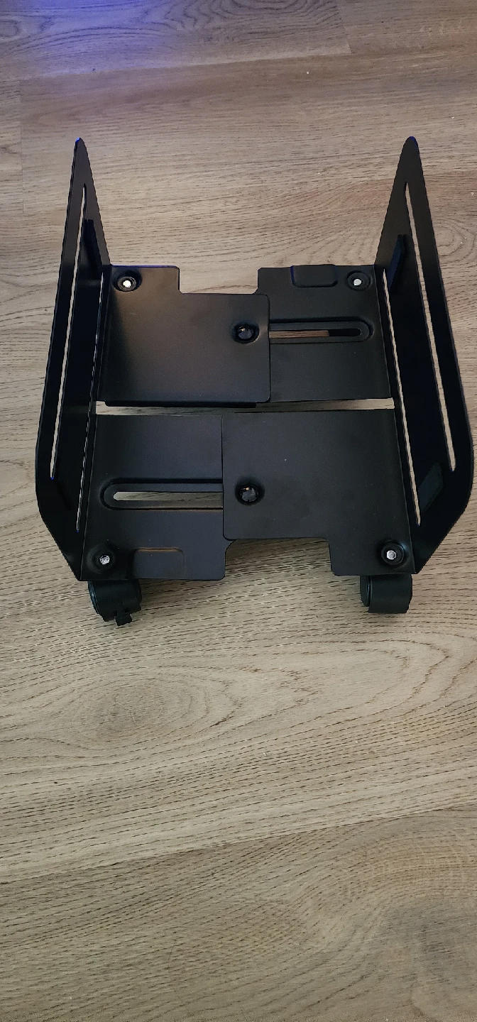 HUMANCENTRIC PC Tower Stand with Wheels - Black