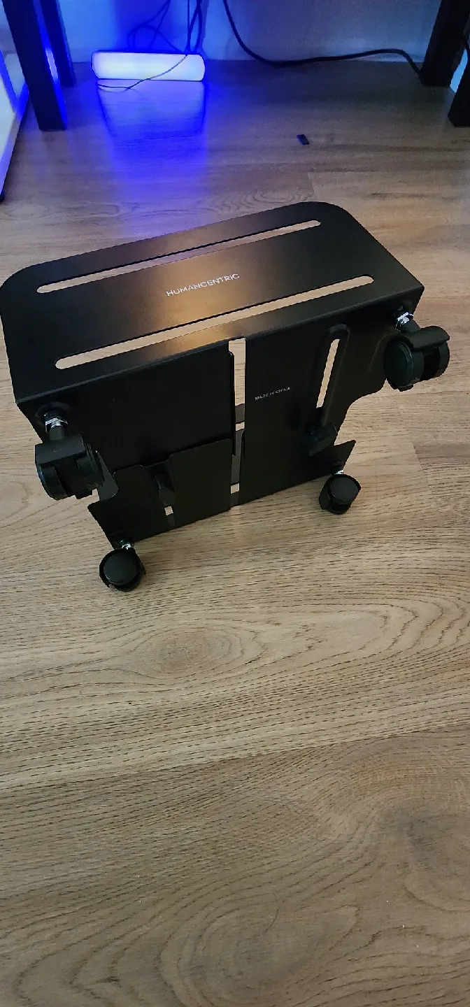 HUMANCENTRIC PC Tower Stand with Wheels - Black image indicator(4)