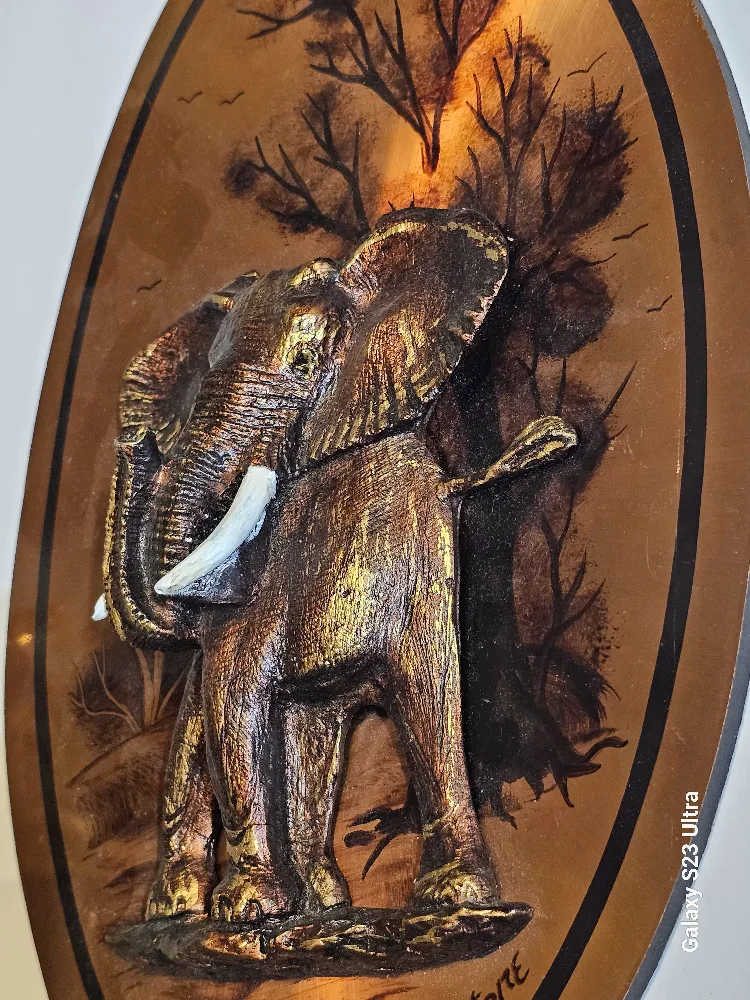 Vintage Gastone Elephant Wall Art image indicator(5)