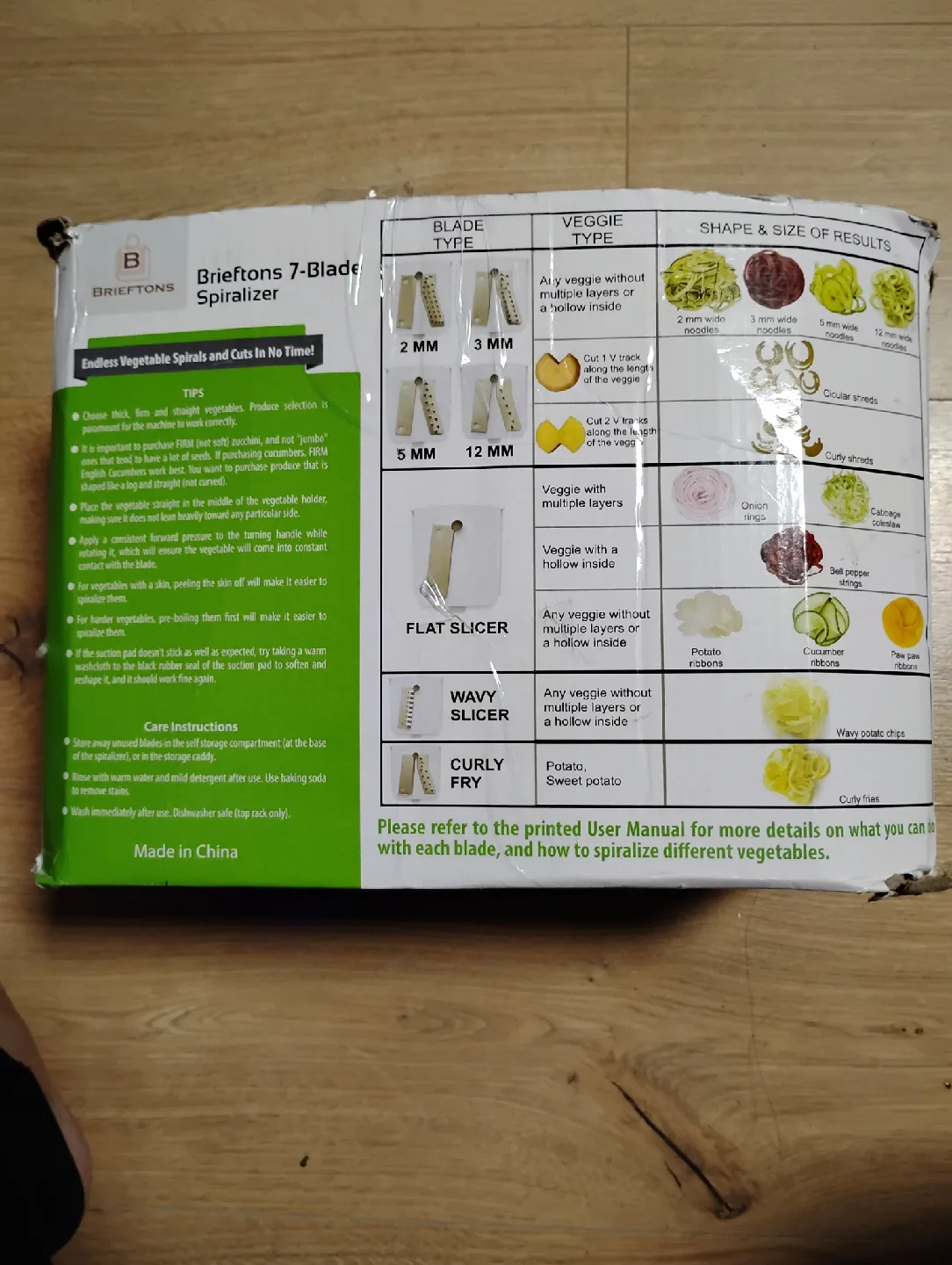 Brieftons 7-Blade Spiralizer - Like New! image indicator(2)