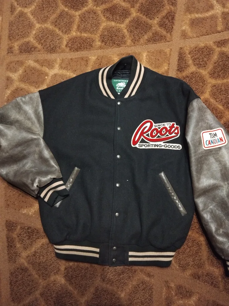 vintage Roots Varsity Jacket - Team Canadian thumbnail