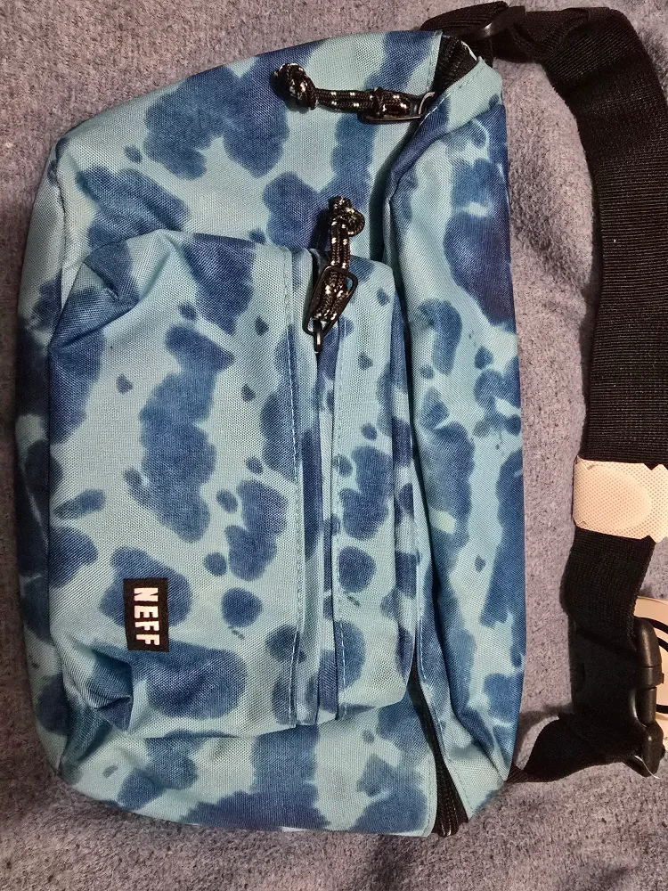 NEFF Blue Tie-Dye Sling Bag image indicator(5)