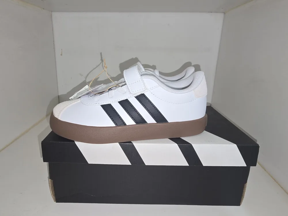 New Adidas VL Court 3.0 EL C Kids Sneakers - Size 1 image indicator(5)
