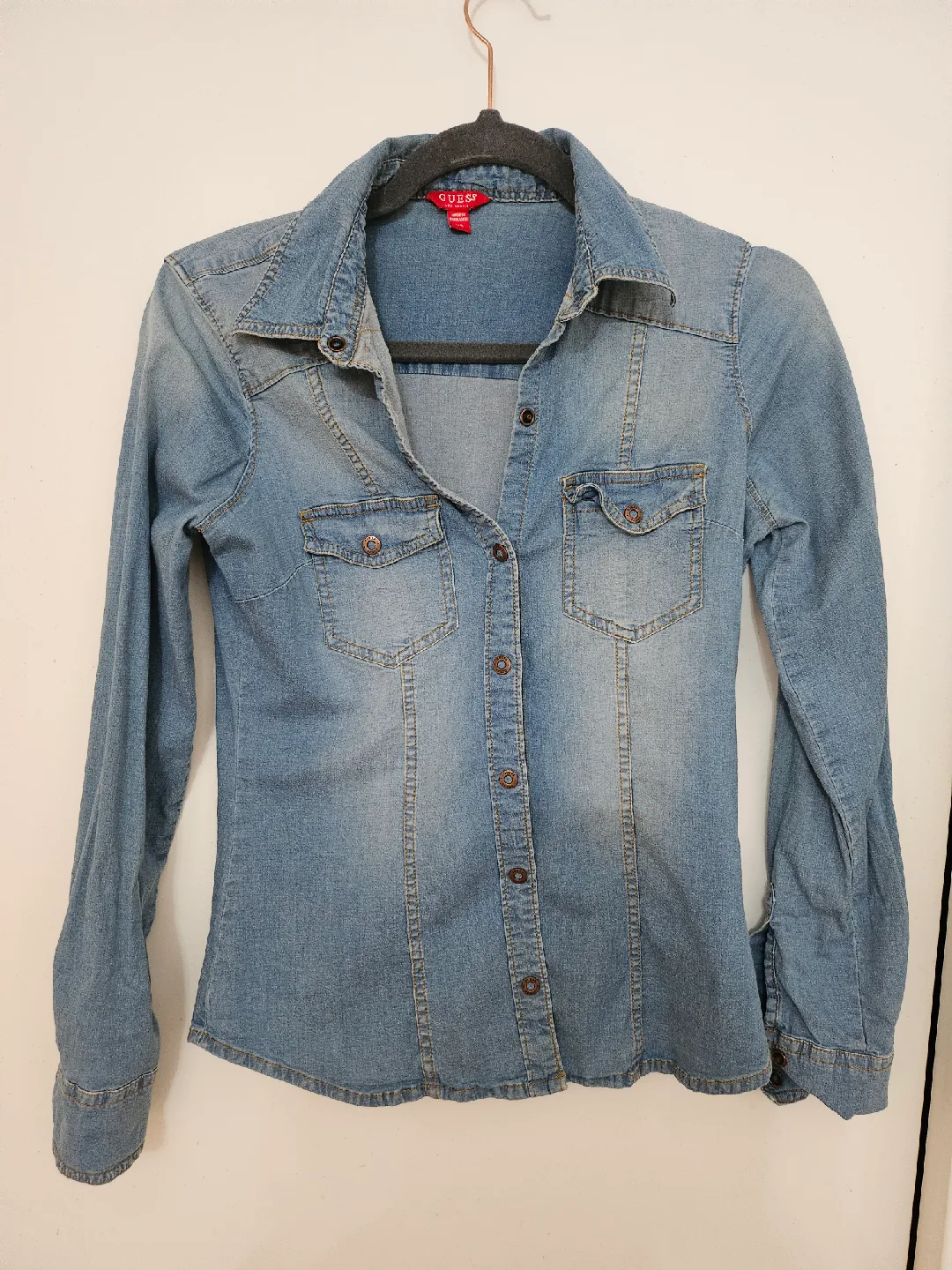 Guess Denim Shirt - Size XS thumbnail