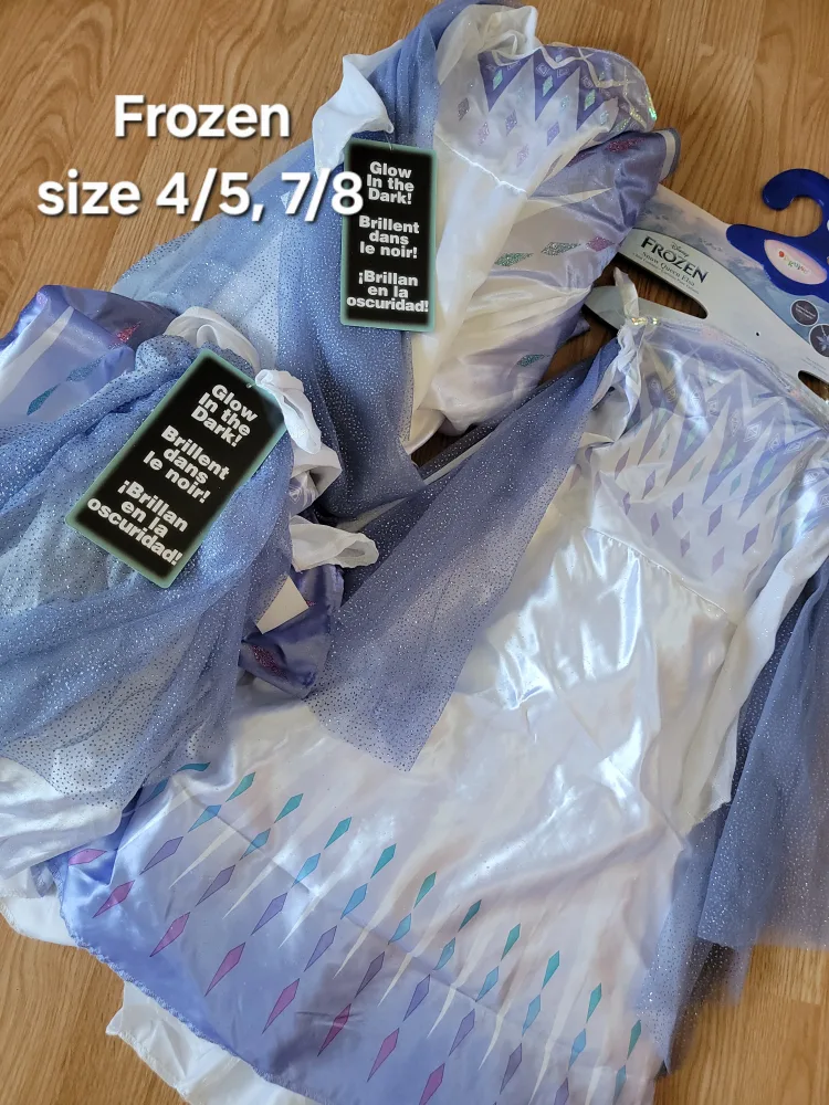 Frozen Elsa Dress Size 4/5, 7/8 thumbnail