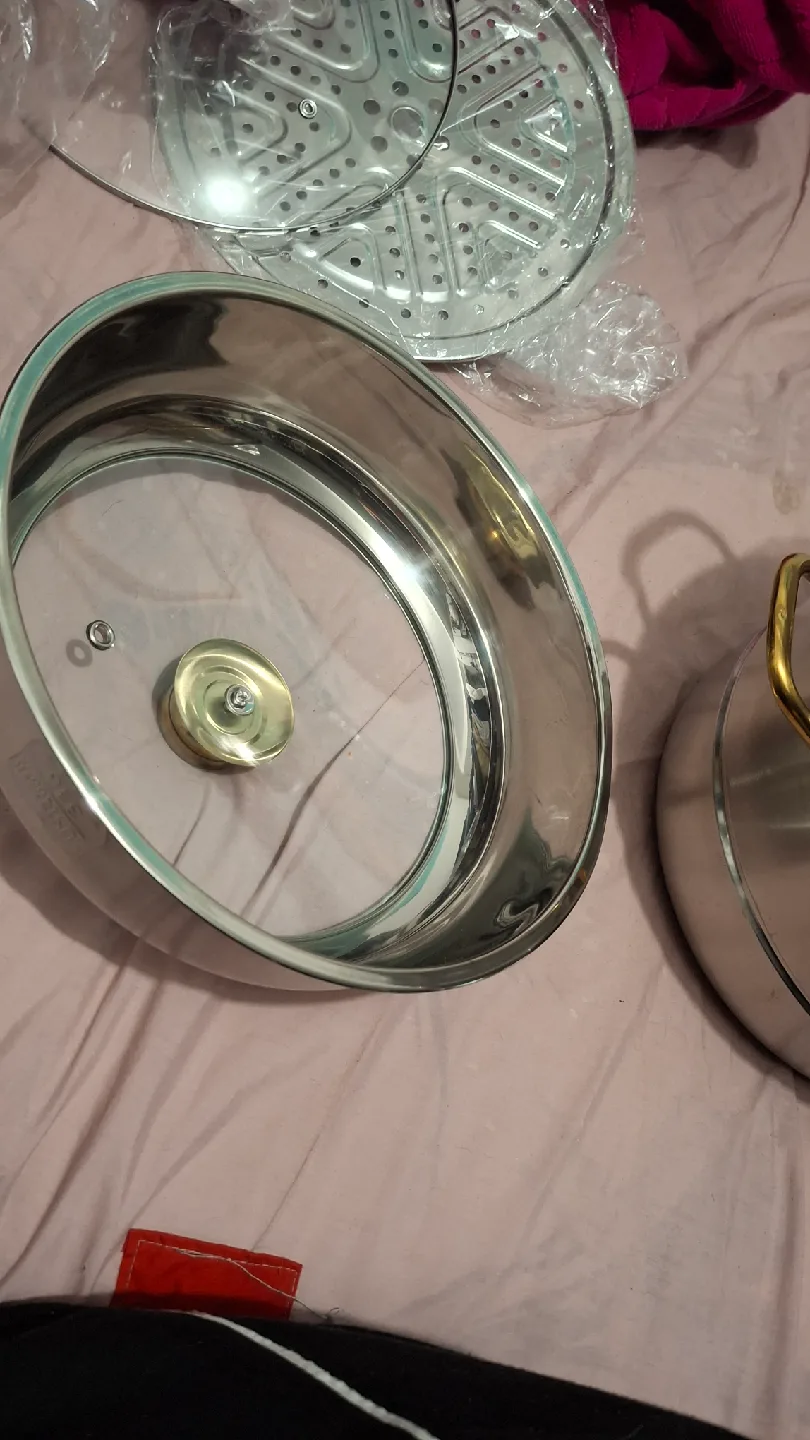 Stainless Steel Steamer Pot Set ❤️ image indicator(3)