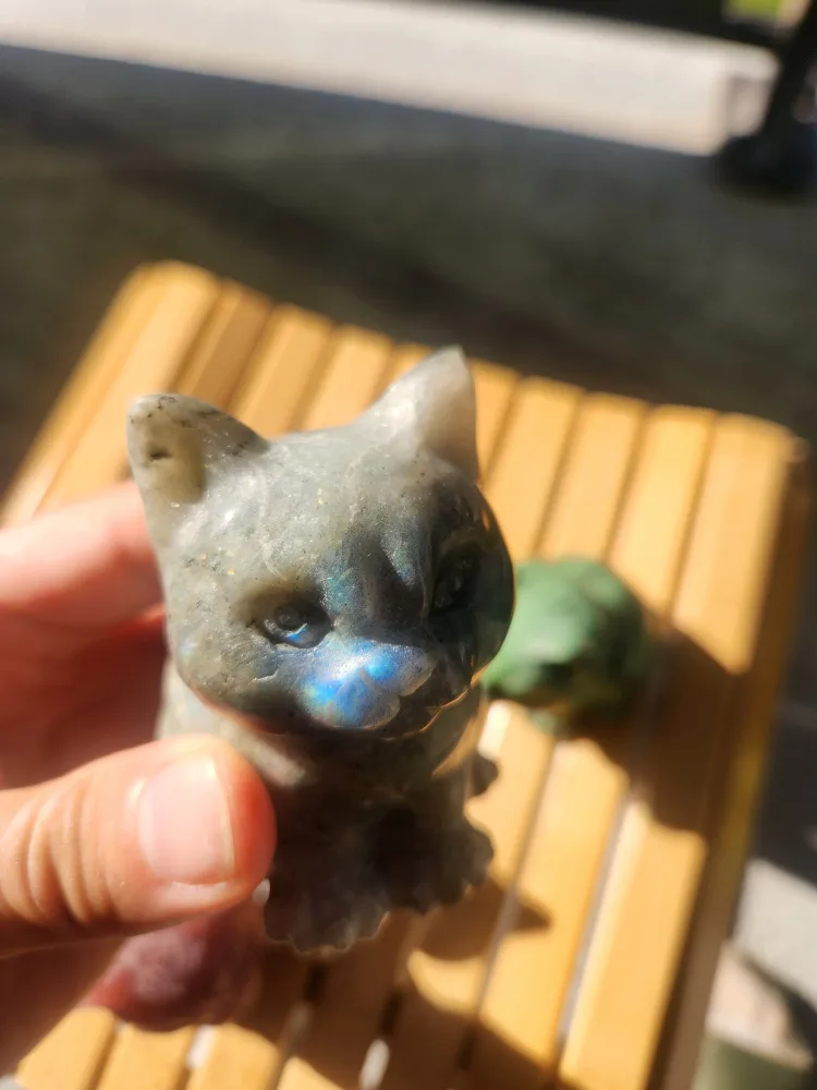 Crystal Cat Carvings - Set of 4 image indicator(4)