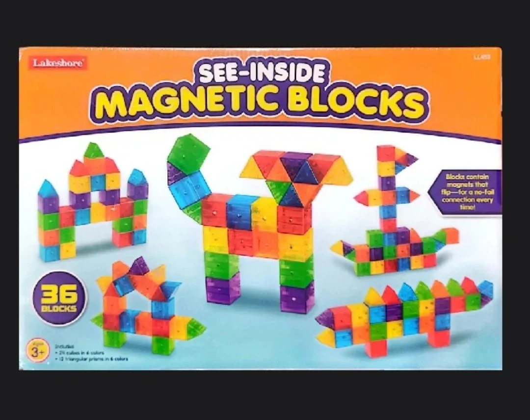Lakeshore See-Inside Magnetic Blocks - 36 Pieces image indicator(2)