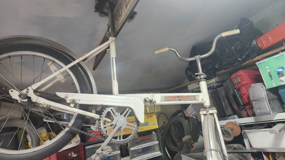 Retro Bike auto mini fold up. Vintage Find!