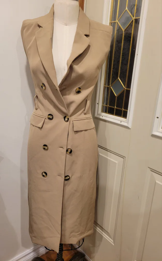 Zara xs Dress ( no belt) image indicator(3)