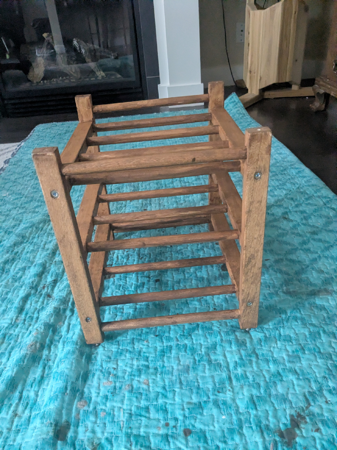 Wooden Bottle Rack