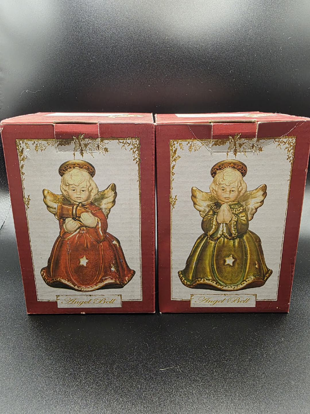 Vintage Angel Bell Figurines Set of 2 - photo 3