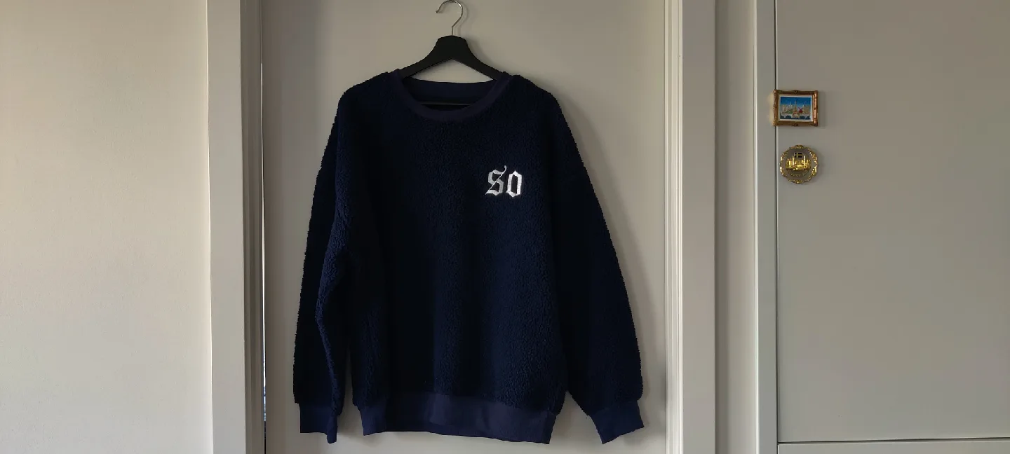 Navy Blue Fleece Sweatshirt image indicator(2)