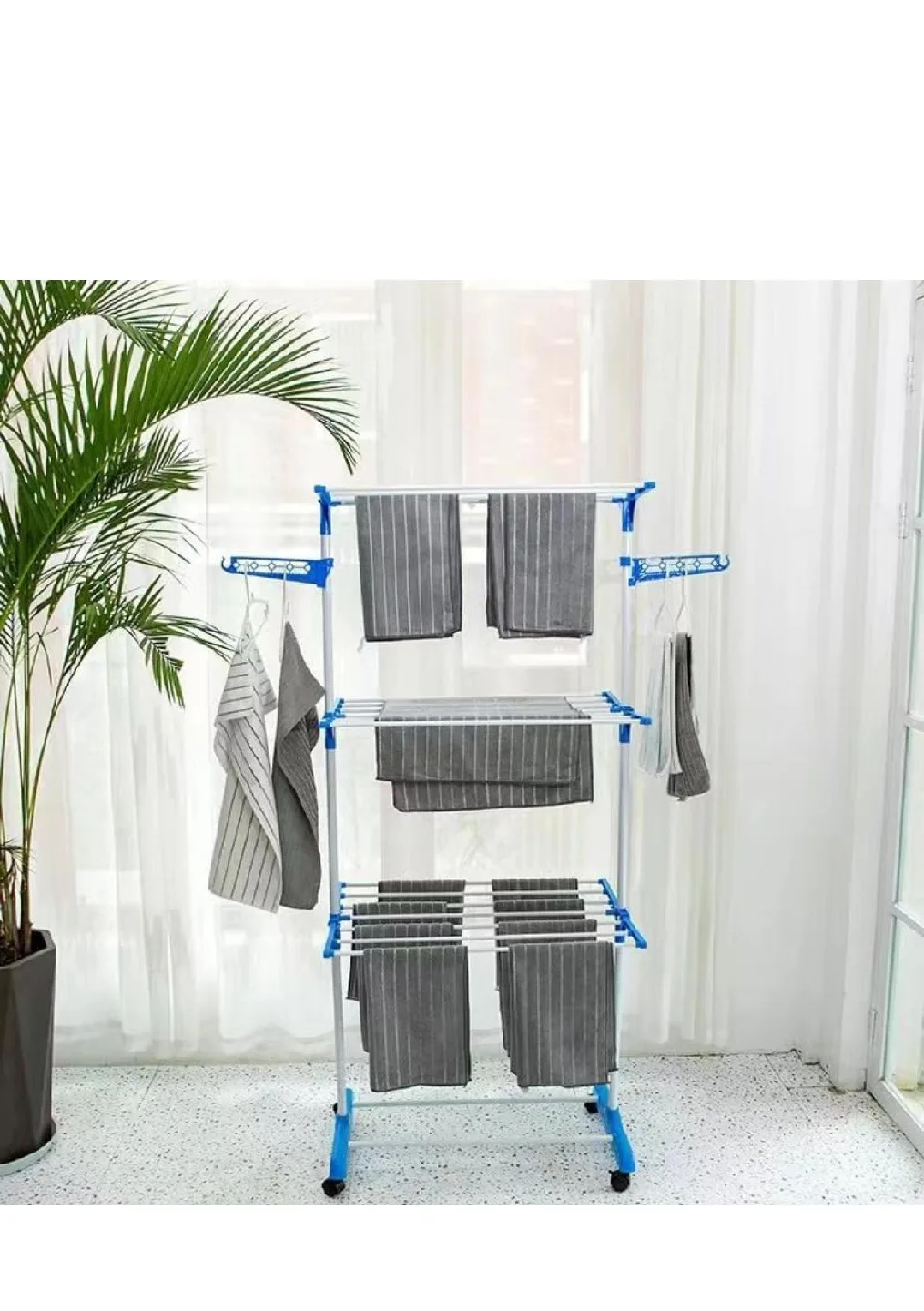 Three-Layer Clothes Hanger Drying Rack image indicator(4)