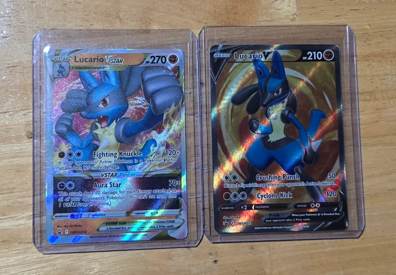 Lucario VSTAR & Lucario V Pokemon Cards thumbnail