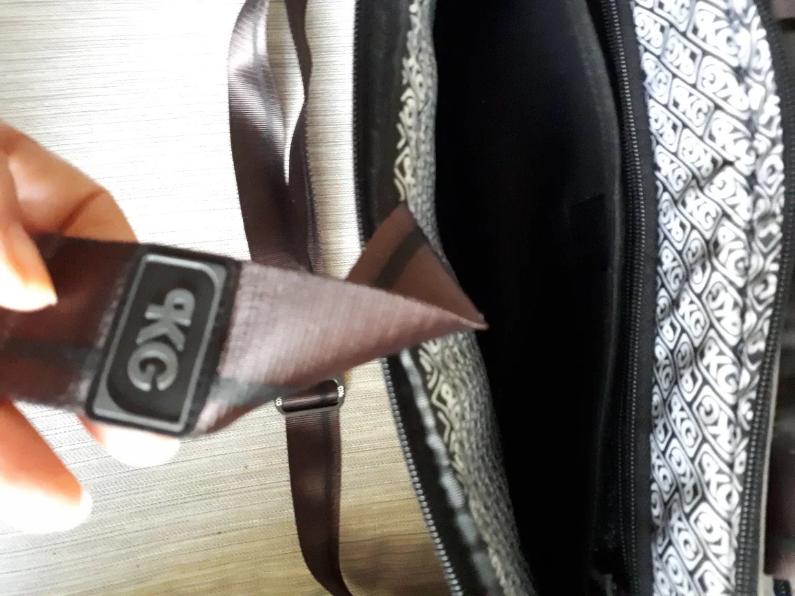 QKG Laptop Bag - Grey & Black image indicator(2)