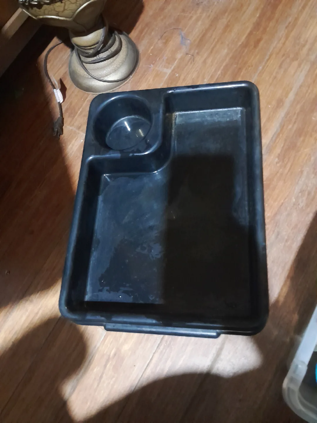Black Plastic Tray with Inserts thumbnail