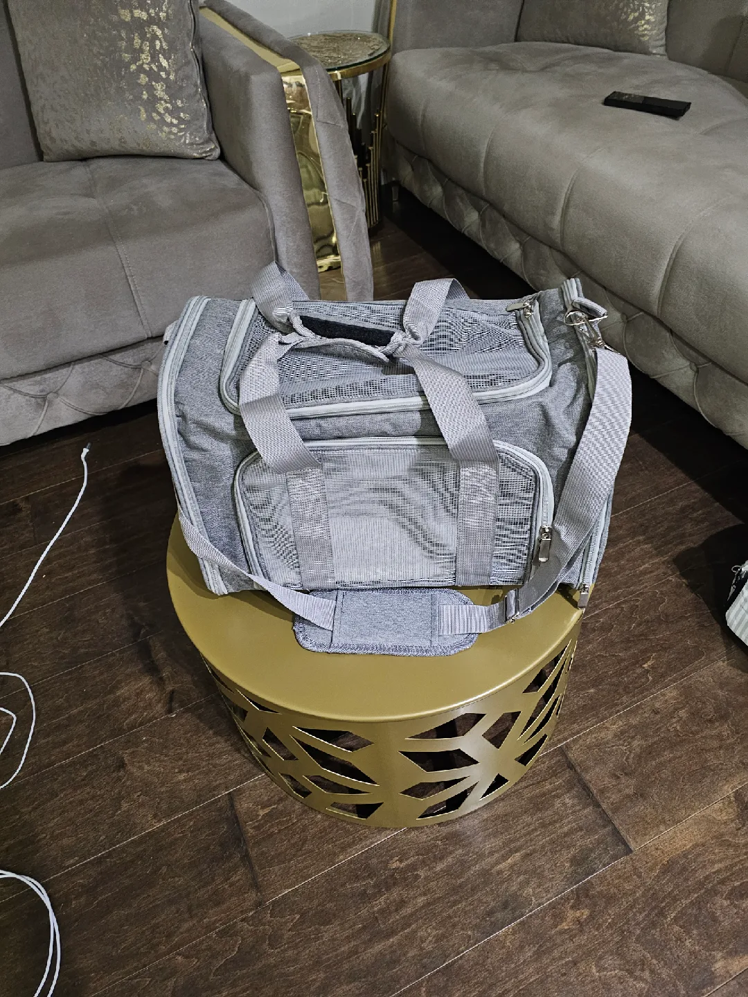 Grey Pet Carrier (New never used) image indicator(10)