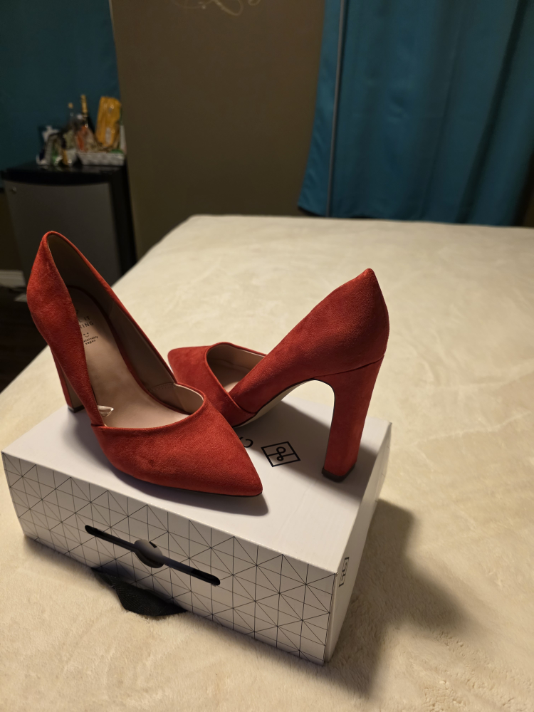 Call It Spring Red Heels - Size 8
