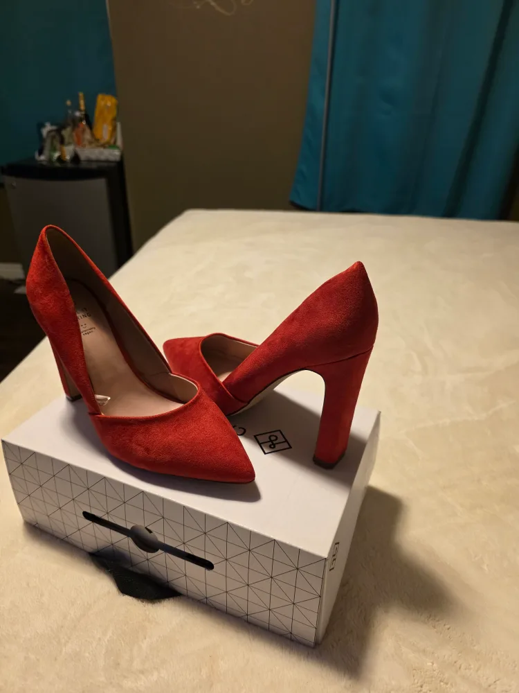 Call It Spring Red Heels - Size 8