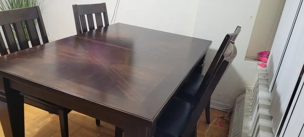 Wooden Dining Table with 4 Chairs image indicator(2)