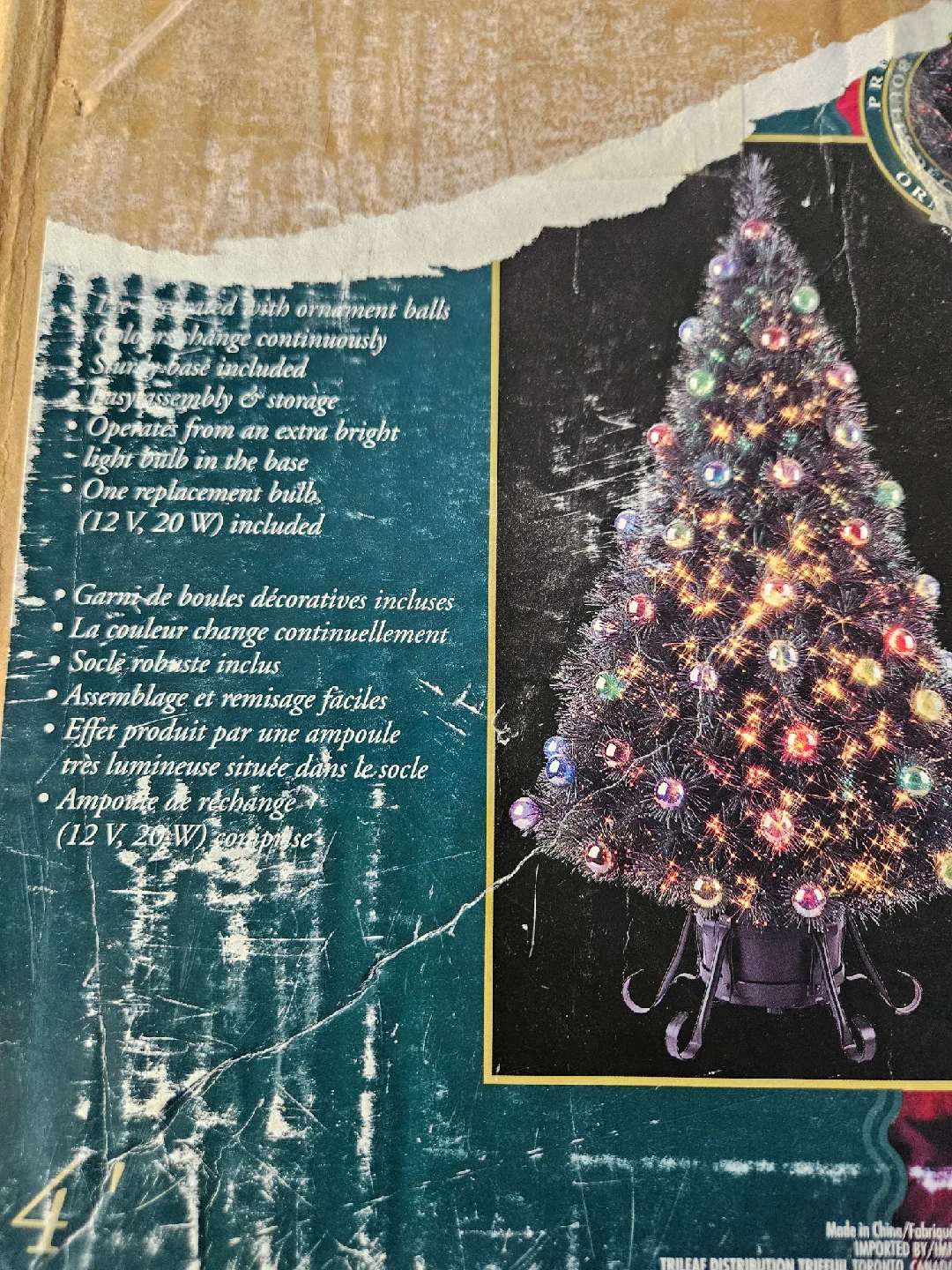 Fiber Optic Christmas Tree with Ornament Balls image indicator(2)