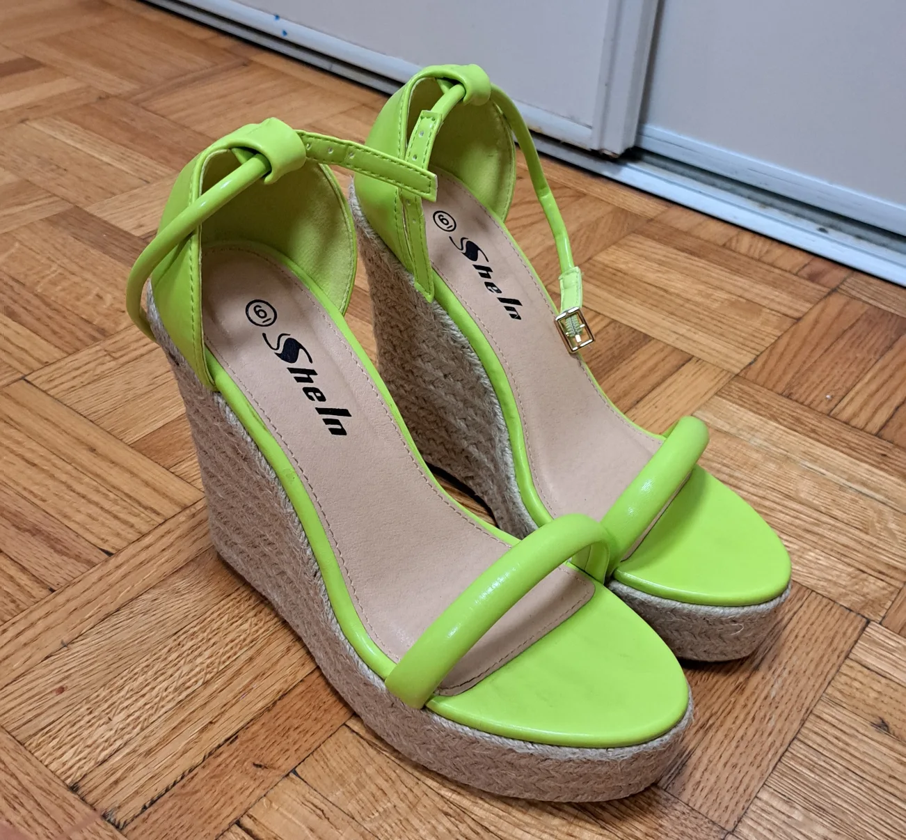 Green Wedge Shoes thumbnail