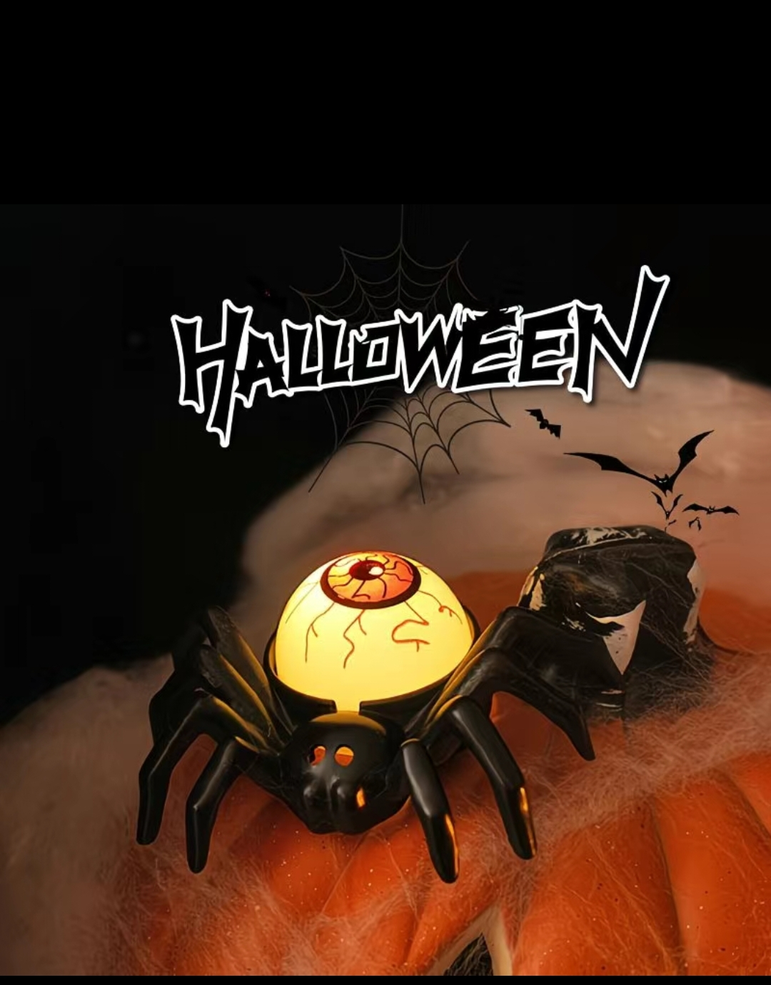 Halloween Spider & Pumpkin toy