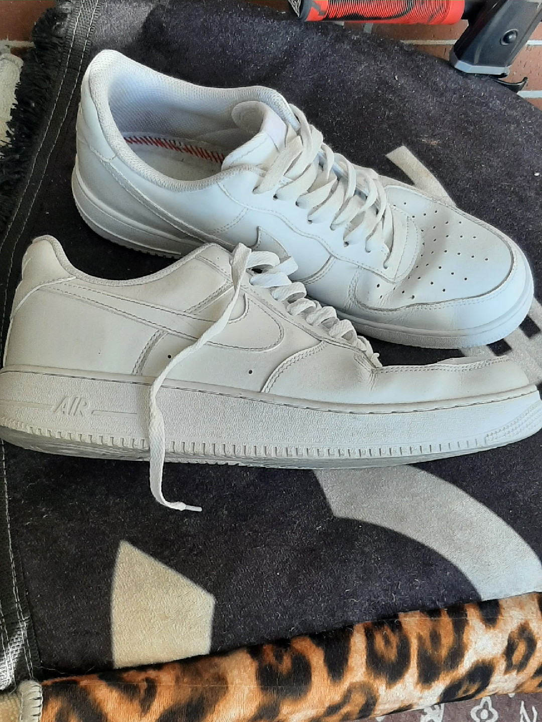 Nike Air Force 1 White Sneakers - photo 3