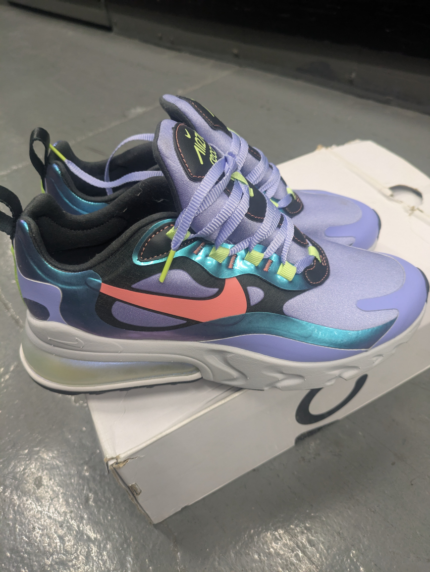 Nike Air Max 270 React Purple US 8.5