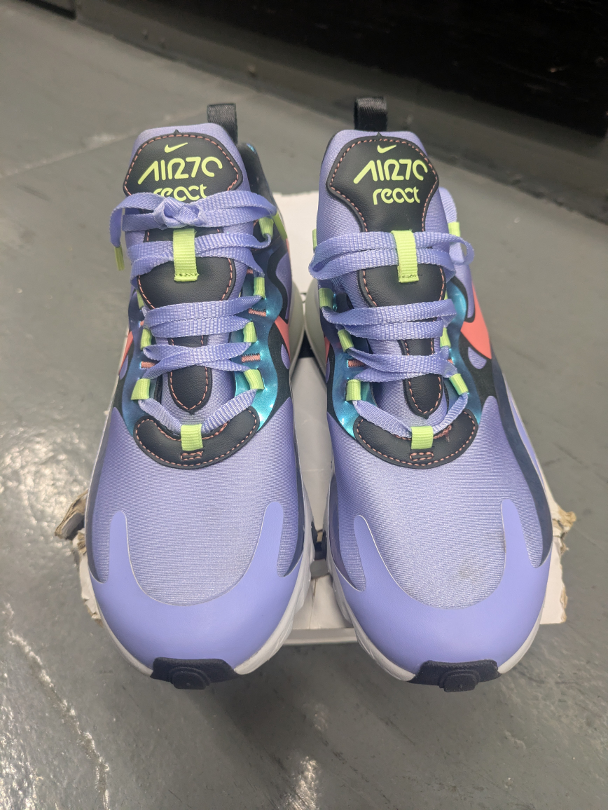 Nike Air Max 270 React Purple US 8.5 - photo 2