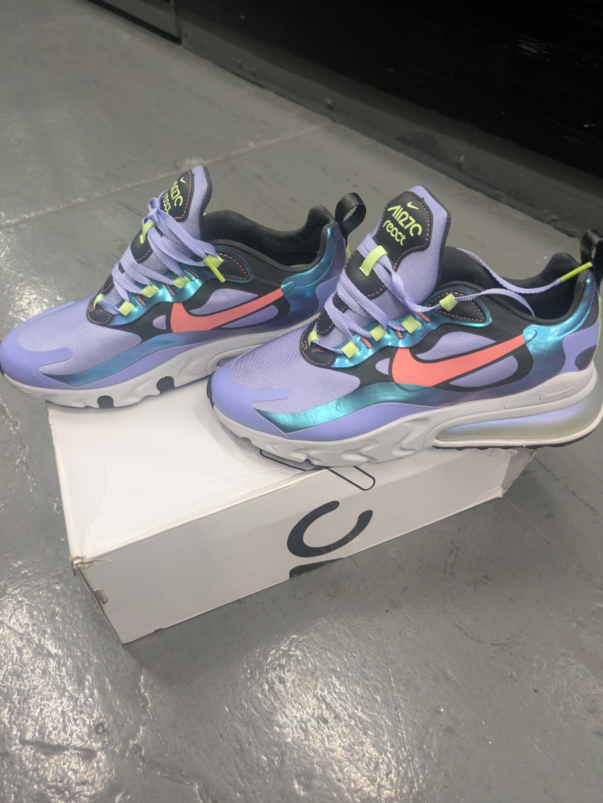 Nike Air Max 270 React Purple US 8.5 - photo 4