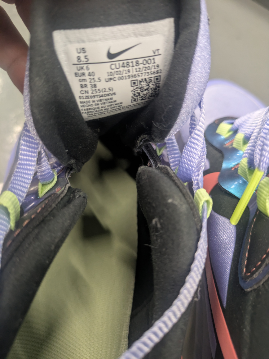 Nike Air Max 270 React Purple US 8.5 - photo 5