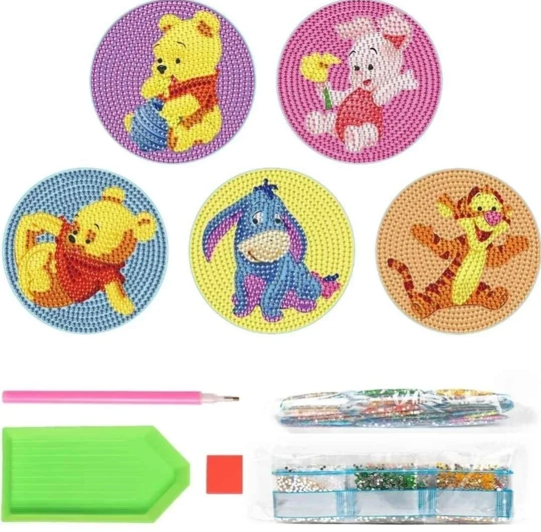 Diamond Painting Coasters - Disney Princess/Hello Kitty image indicator(3)