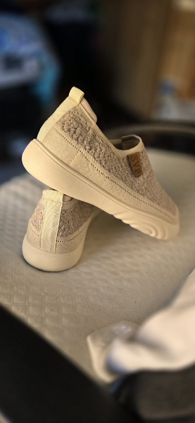 SVP Beige Slip-On Shoes 🌱 - photo 4