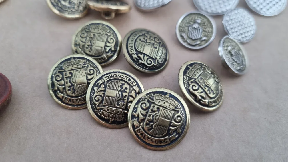 Vintage Assorted Buttons including Dior, Salzburg.. image indicator(6)