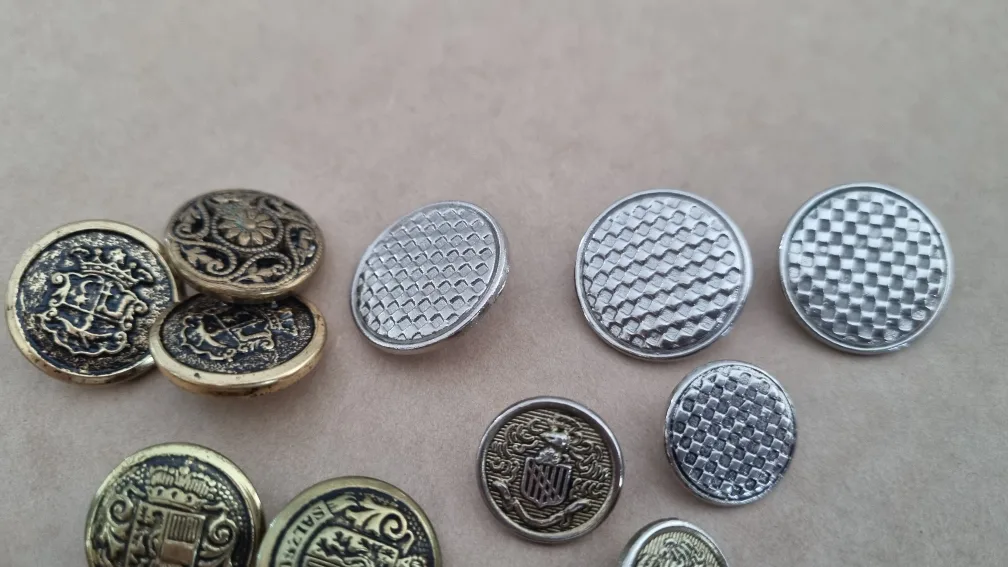 Vintage Assorted Buttons including Dior, Salzburg.. image indicator(7)