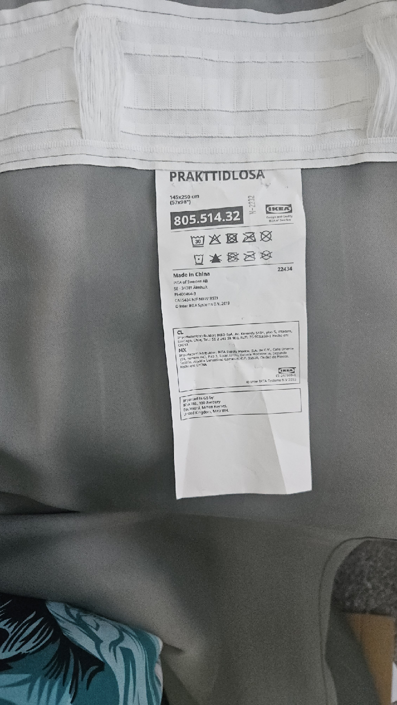 IKEA Praktlysa Curtain, 145x250 cm - photo 2