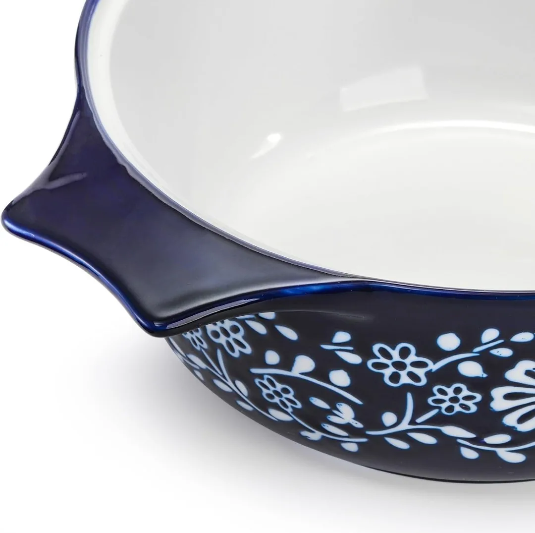 Bekith Casserole Dish with Lid, Blue image indicator(4)