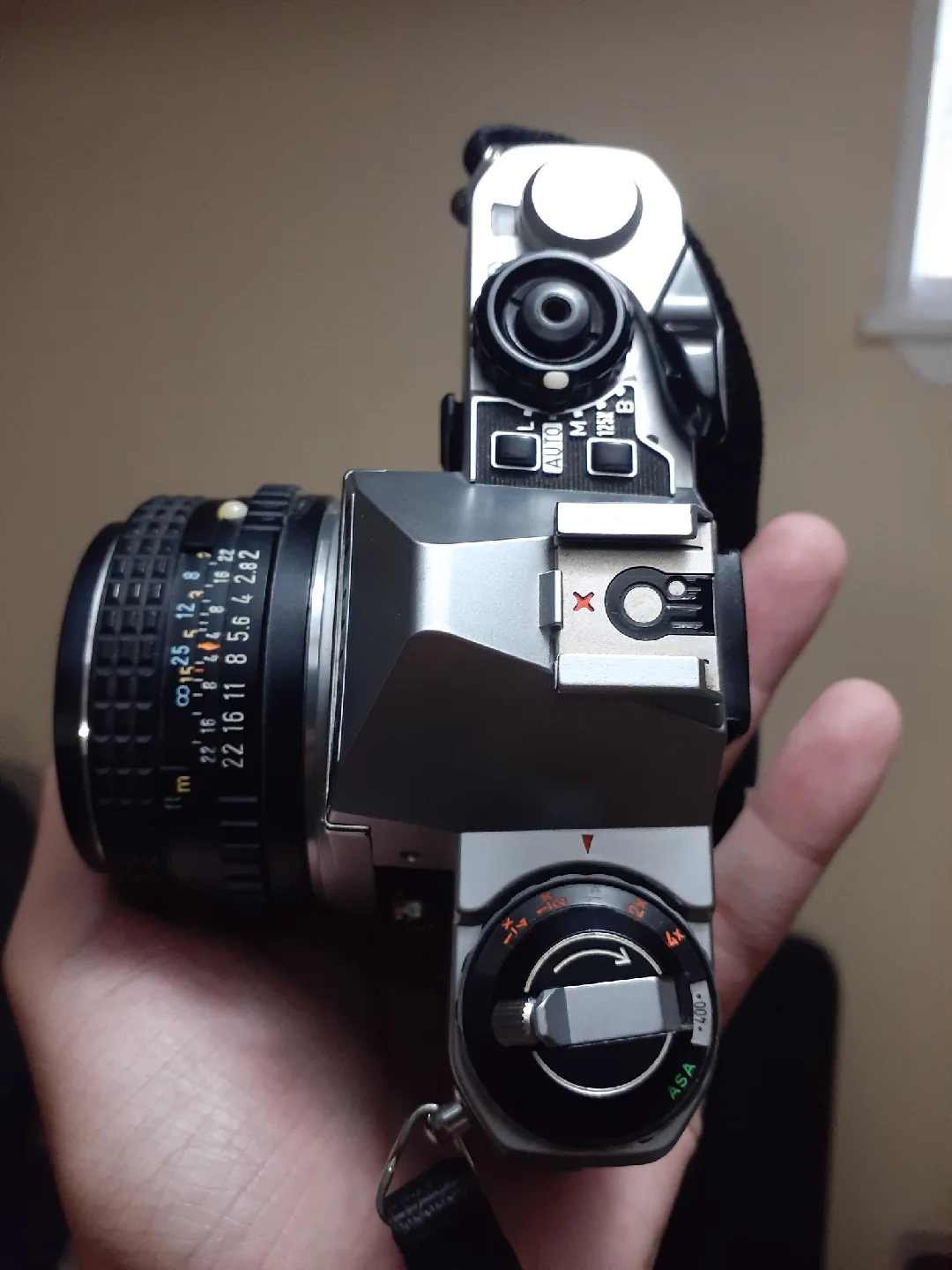 Pentax ME Super w/ Bag, SMC Pentax-M 50mm Lens & more image indicator(5)