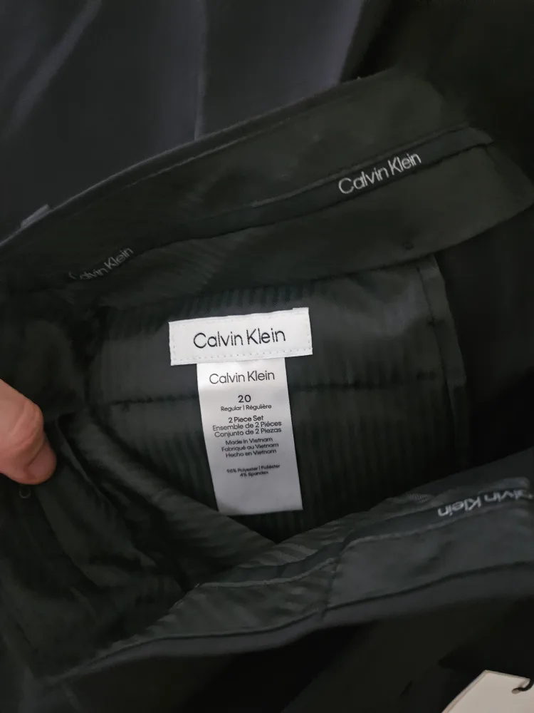 Calvin Klein Mens Small' 2-Piece Formal Suit & Pant Set 20 Long image indicator(7)