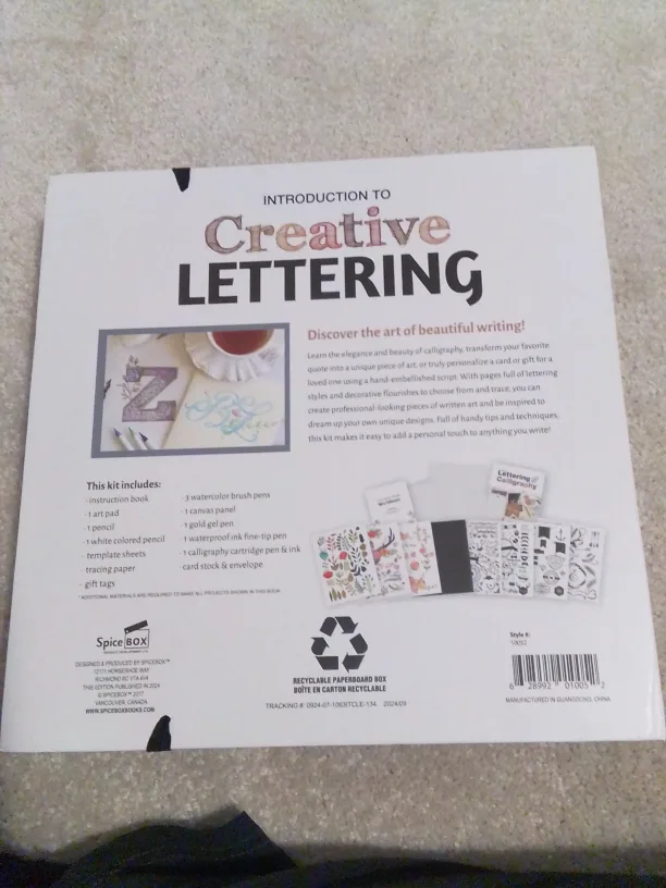 Spice Box Introduction to Creative Lettering Kit - New image indicator(5)