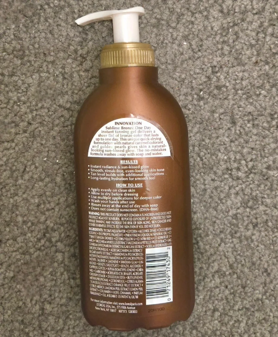 L'Oréal Sublime Bronze Tinted Gel, 200ml image indicator(2)